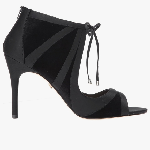 Nina Cherie Illusion Sandal Heel Sz: 7.5 - Black - Picture 7 of 16